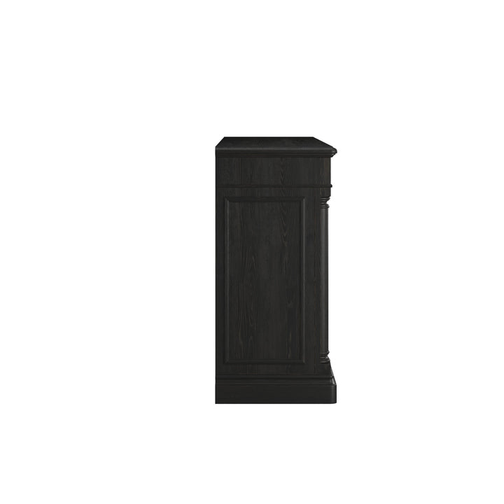 Atrium Buffet - hand rubbed black with undertones of brown