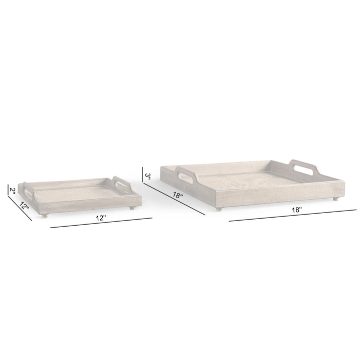 Palm Court Square Tray - Set of 2 - image 12