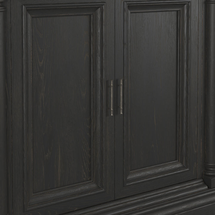 Atrium Buffet - hand rubbed black with undertones of brown