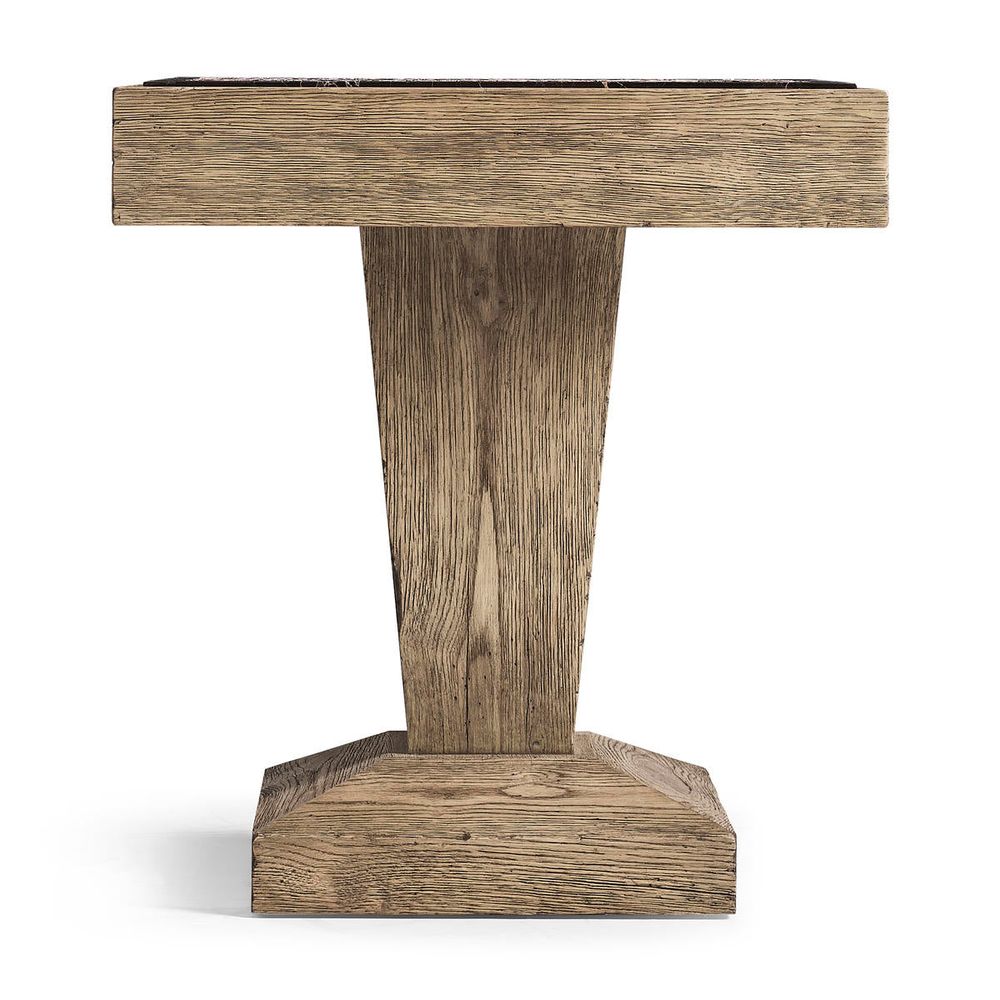 Side Tables Echo Canyon Square Marble Side Table