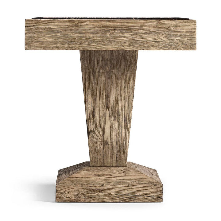 Side Tables Echo Canyon Square Marble Side Table