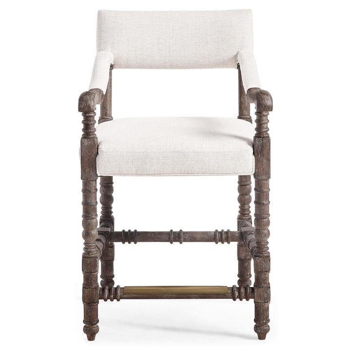 Caldera Oscura Upholstered Stool - image 2