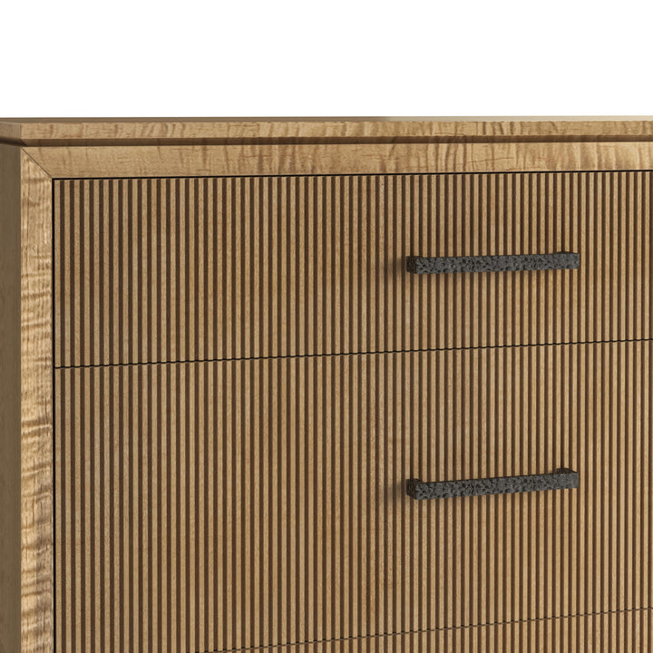 Loft Reeded Dresser - Natural Maple