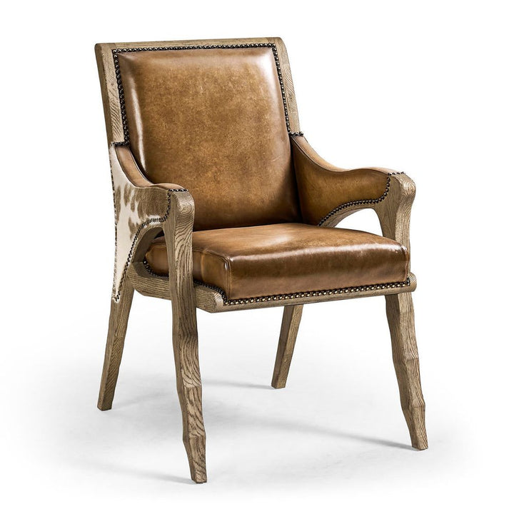 Echo Canyon Leather & Hide Chair