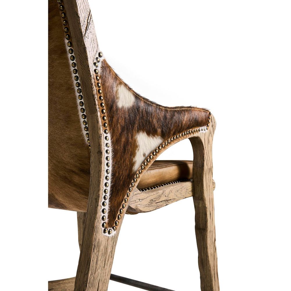 Bar & Counter Stools Echo Canyon Leather & Hide Stool