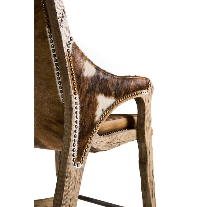 Bar & Counter Stools Echo Canyon Leather & Hide Stool