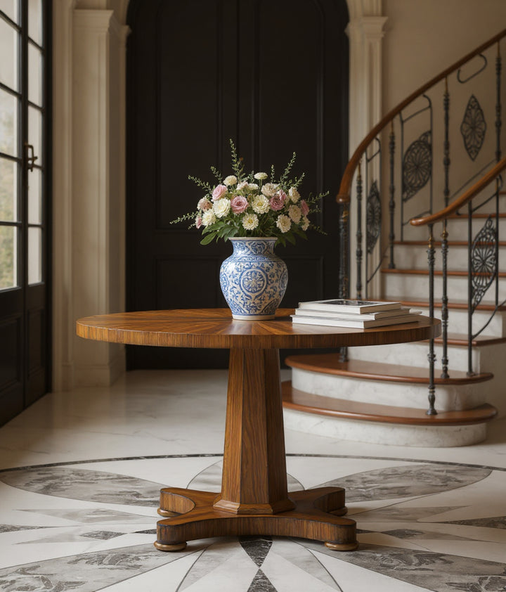 Eave Round Dining Table - Hazelnut