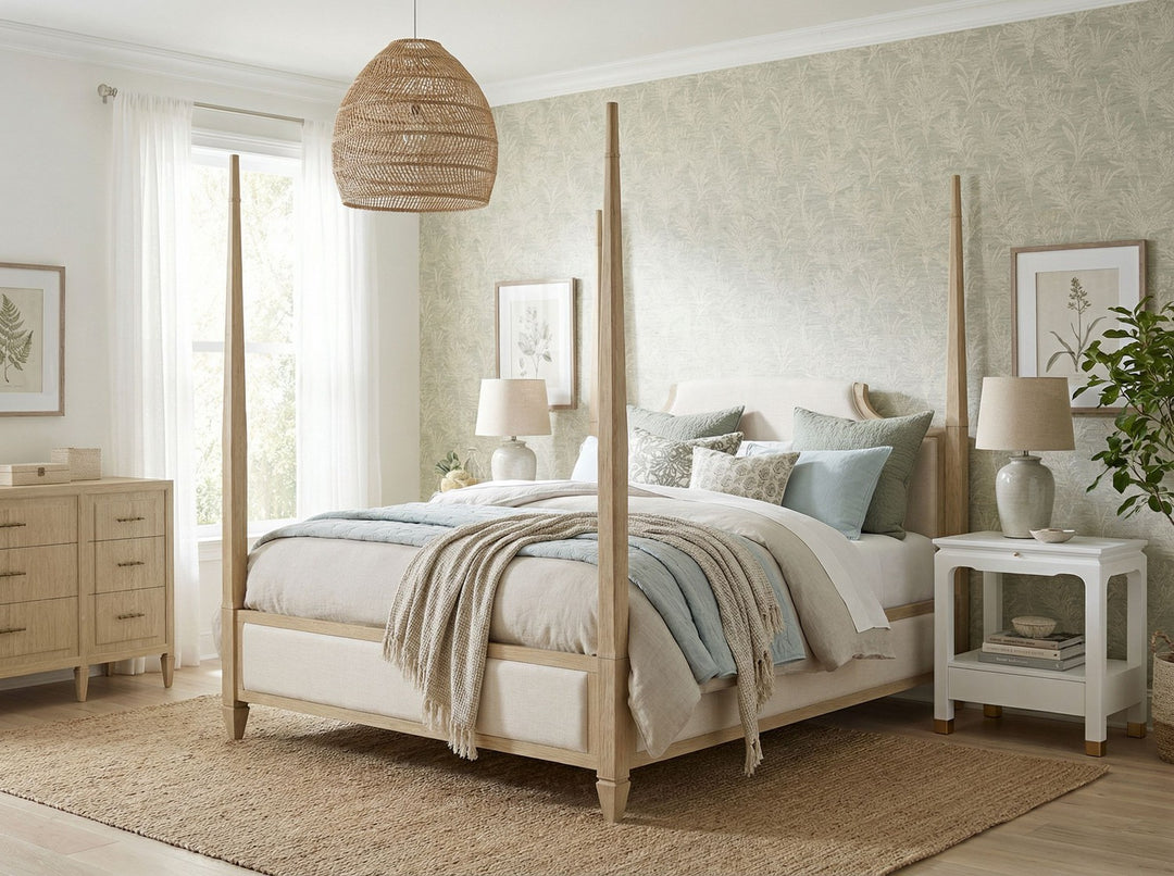 Eave II Bedside Table-Uplifting White
