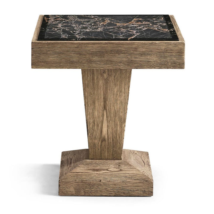 Side Tables Echo Canyon Square Marble Side Table