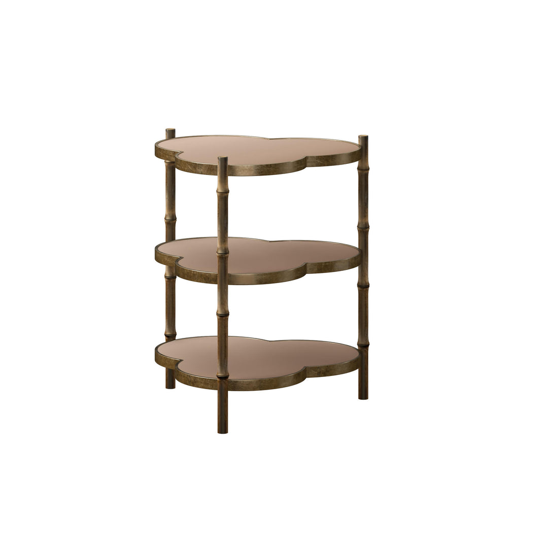 Eave Accent Table - Burnished Gold