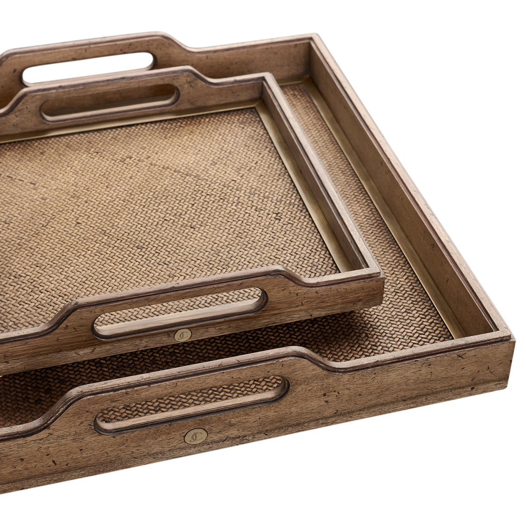 Palm Court Square Tray - Set of 2 - image 9
