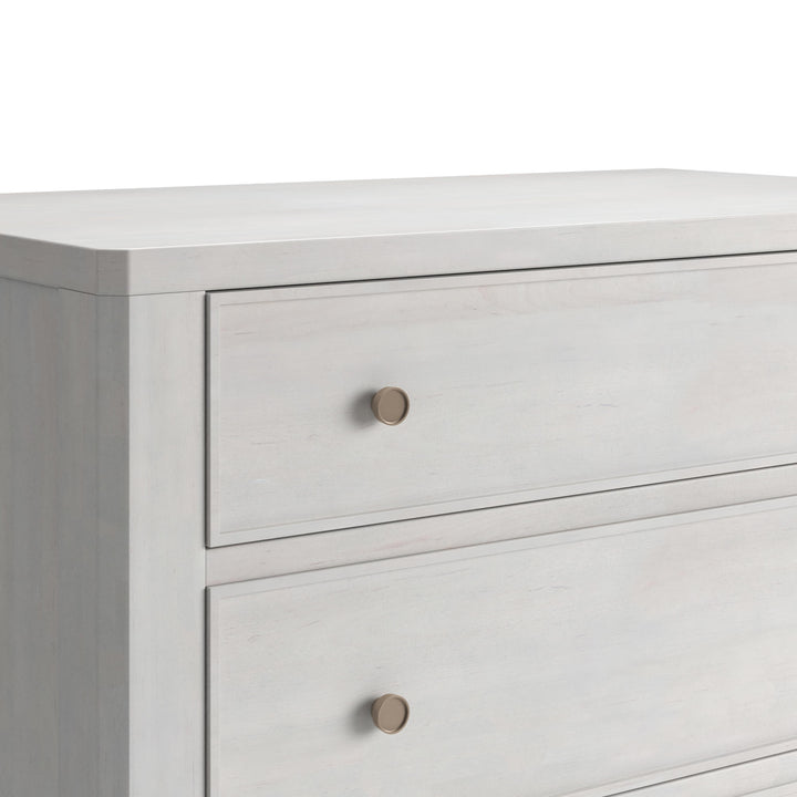 Mezzanine 3 Drawer Nightstand - Dove Grey