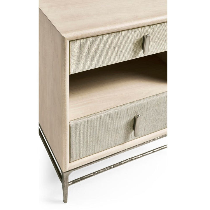 Clapotis Danish Cord Narrow Nightstand