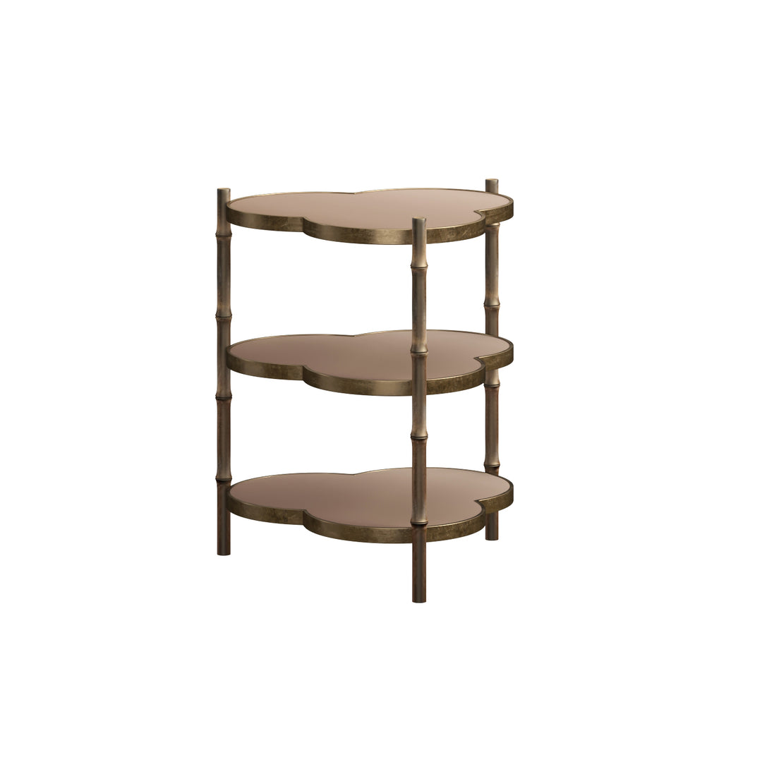 Eave Accent Table - Burnished Gold