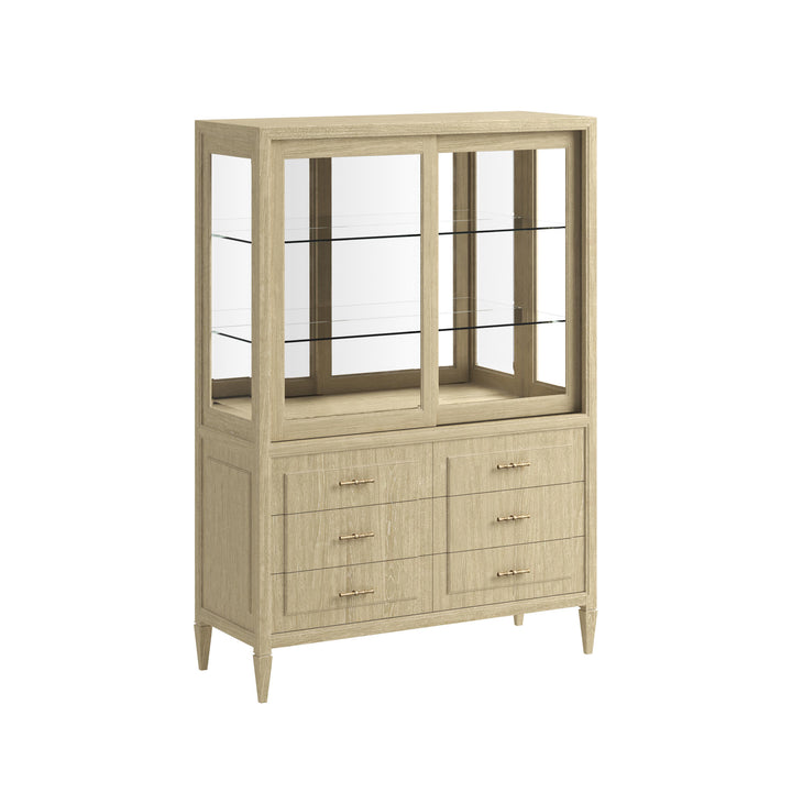 Eave II China Cabinet - Sundrenched Oak
