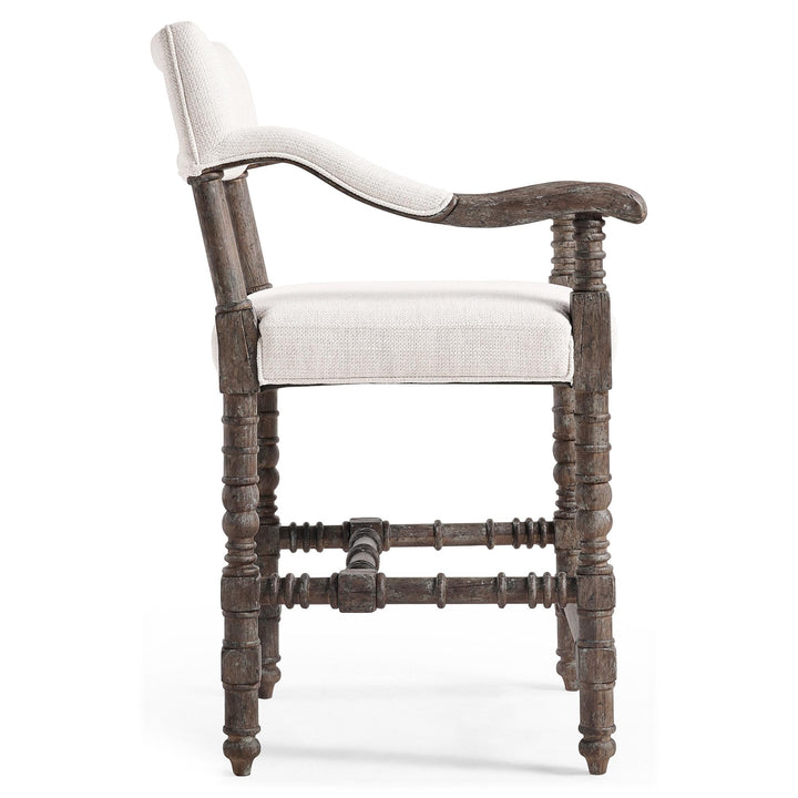 Caldera Oscura Upholstered Stool - image 4