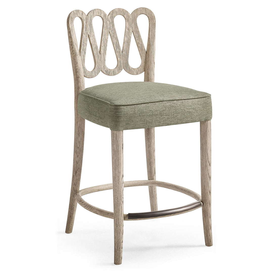 Ampney Stool - Finish: Greyed Oak; Height: Counter Height