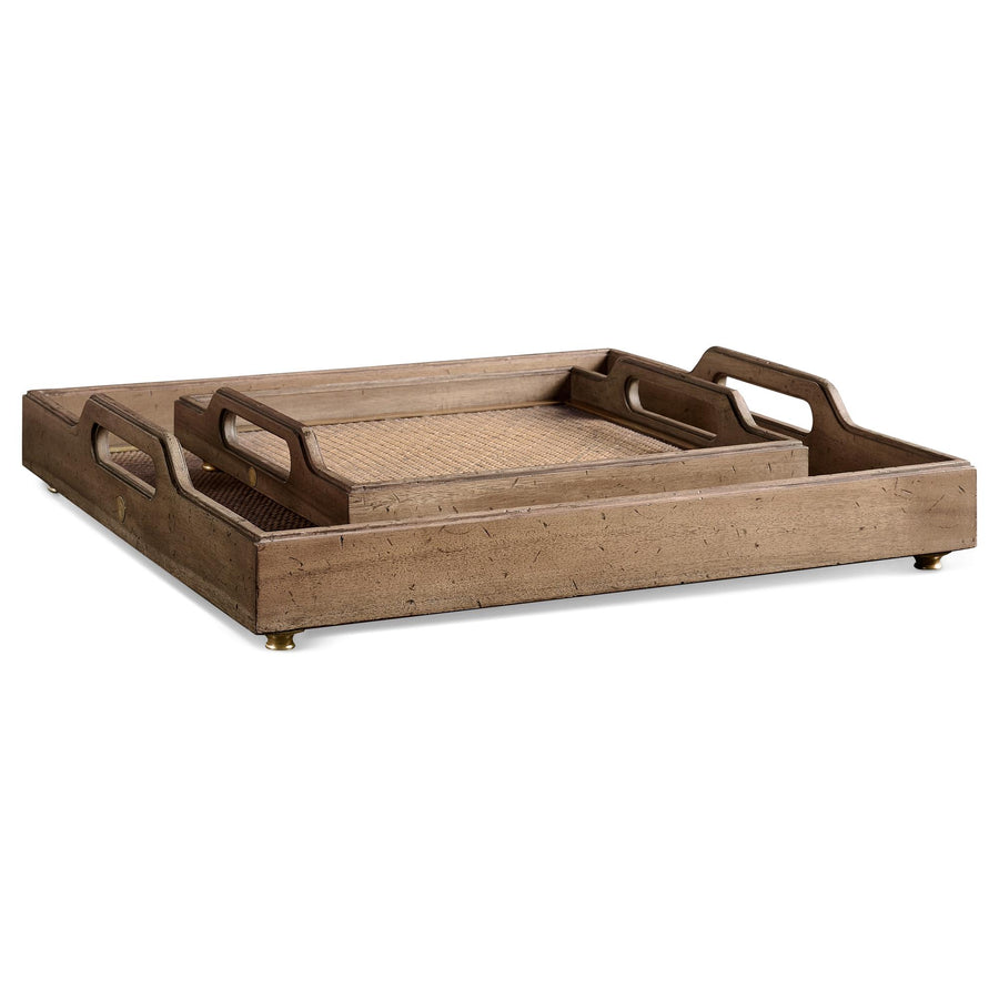 Palm Court Square Tray - Set of 2 - Default Title