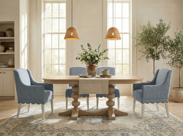 Haven Upholstered Hostess Chair - Warm White