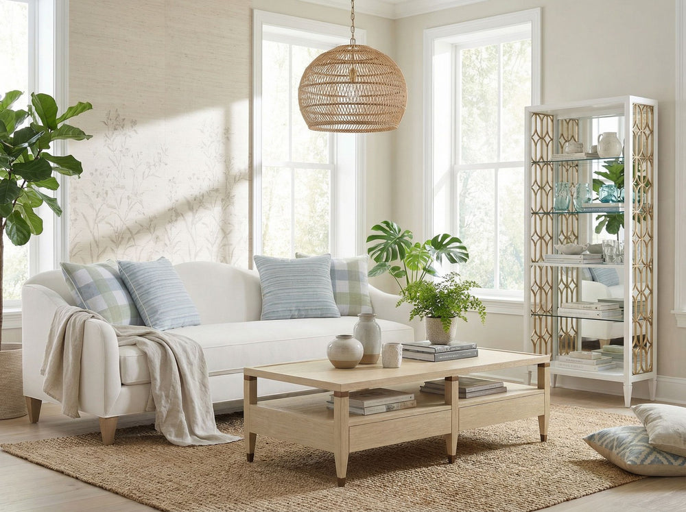 Eave II Rectangular Cocktail Table - Sundrenched Oak