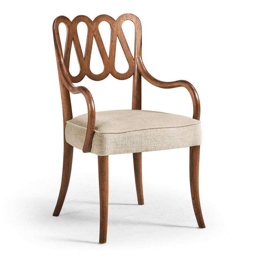 Dining Chairs Ampney Toasted Oak Arm Chair