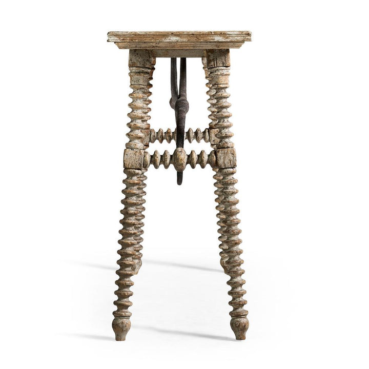 Console Tables Caldera Turned-Leg Console Table