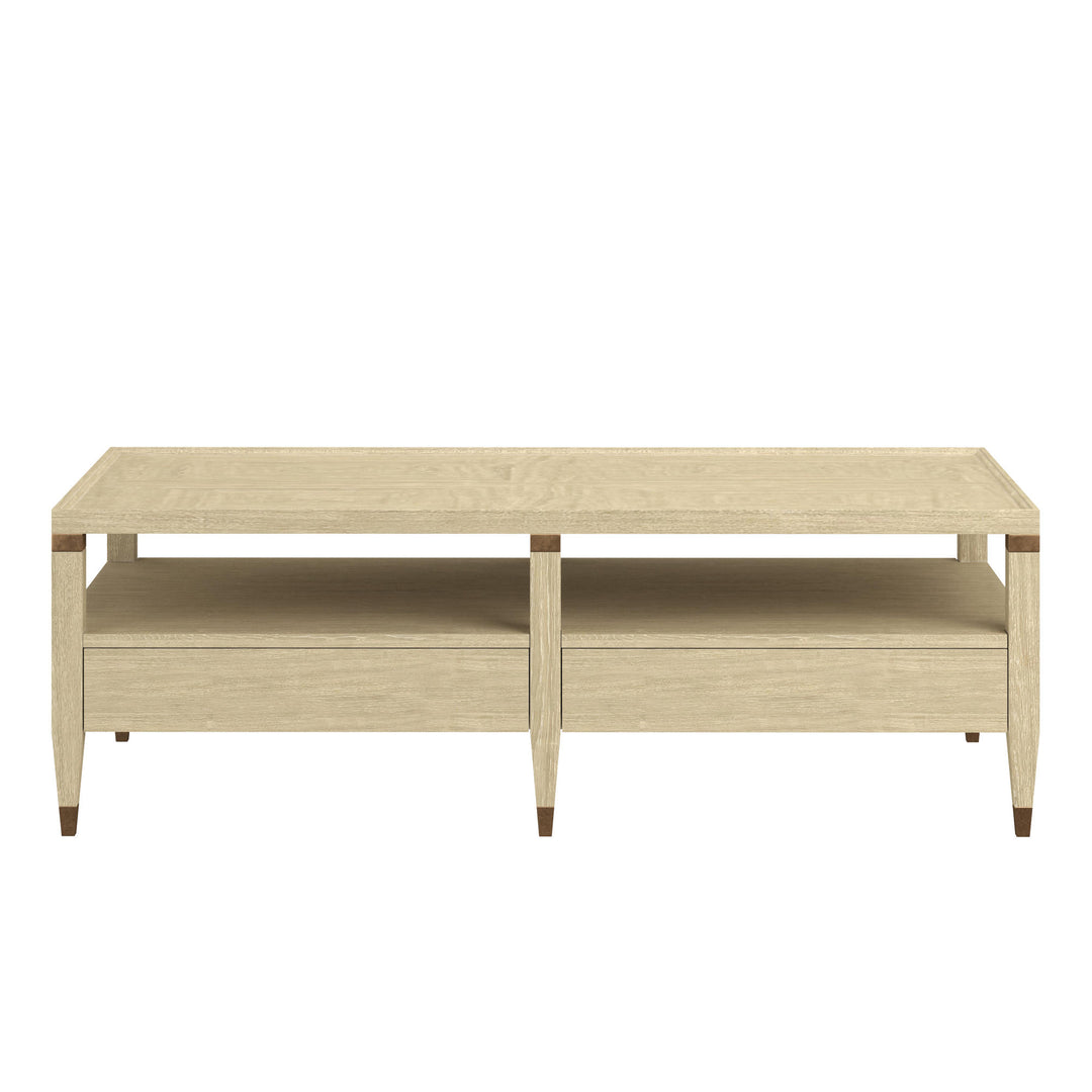 Eave II Rectangular Cocktail Table - Sundrenched Oak