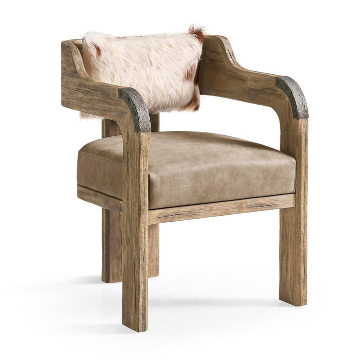 Dining Chairs Stone Ridge Leather Arm Chair Light
