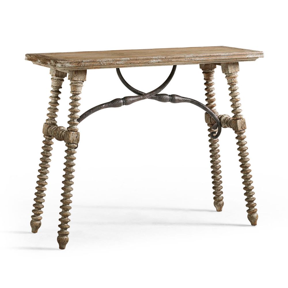 Console Tables Caldera Turned-Leg Console Table