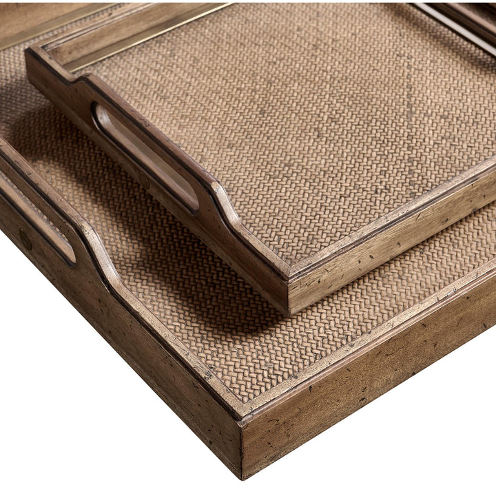 Palm Court Square Tray - Set of 2 - image 8