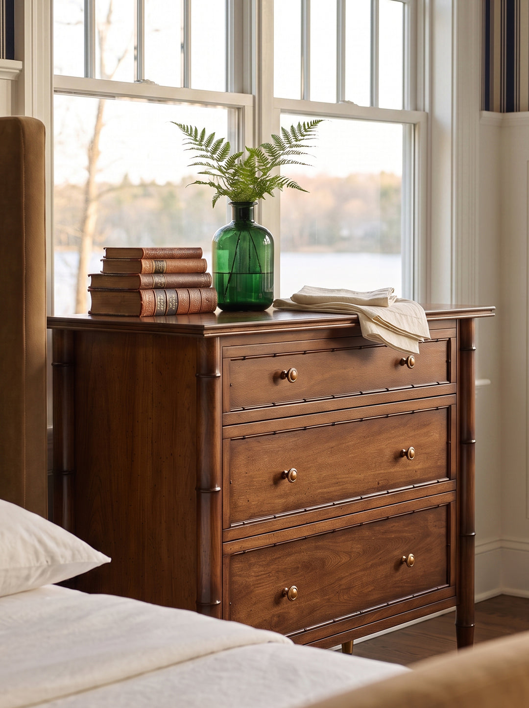 Harbor 3 Drawer Nightstand - Lakeside Sepia