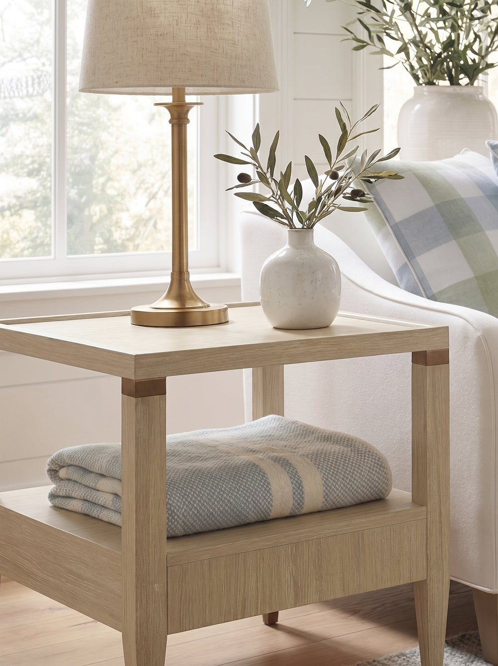 Eave II Drawer End Table - Sundrenched Oak
