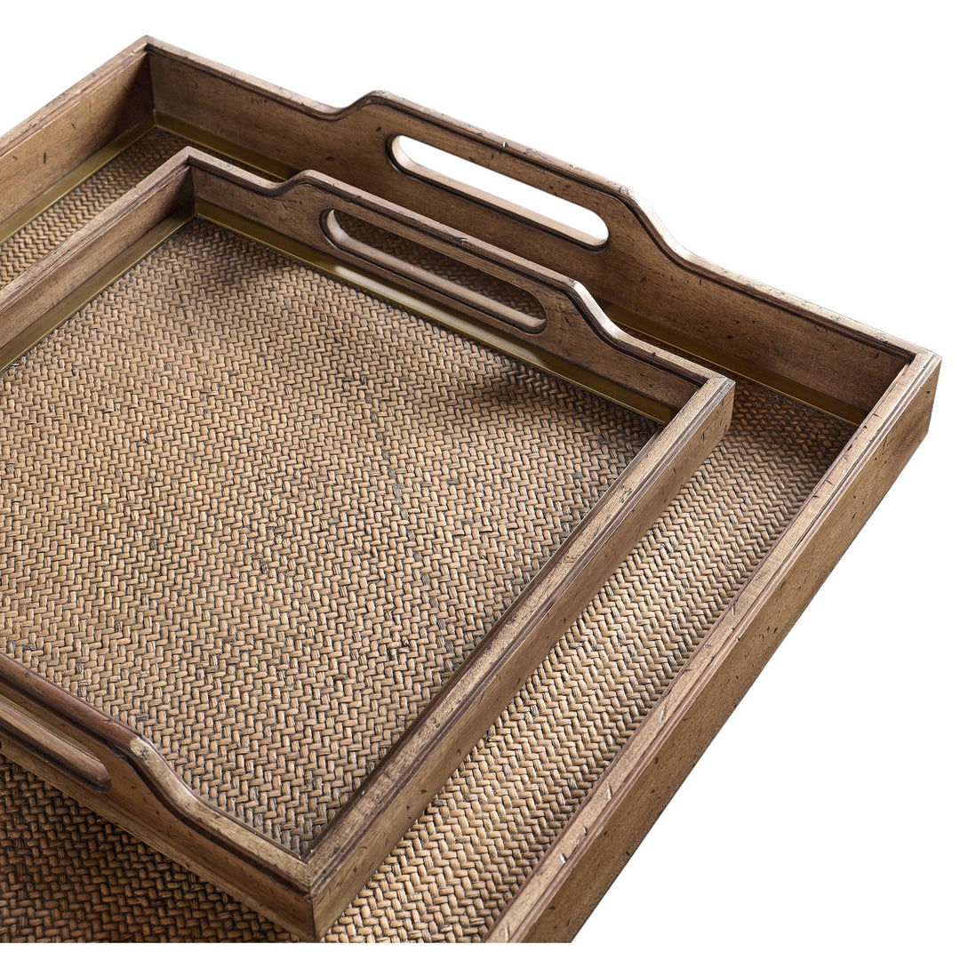 Palm Court Square Tray - Set of 2 - image 10