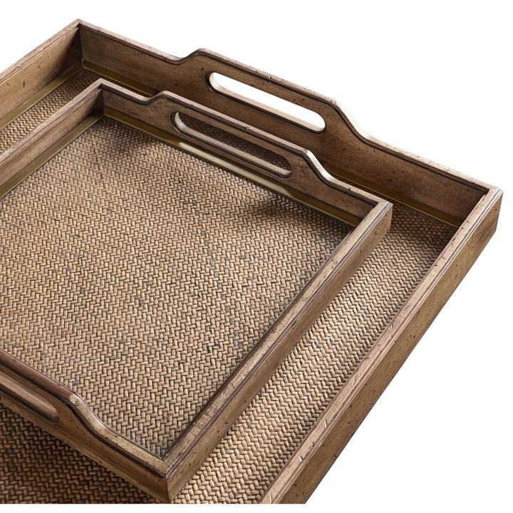 Palm Court Square Tray - Set of 2 - image 10