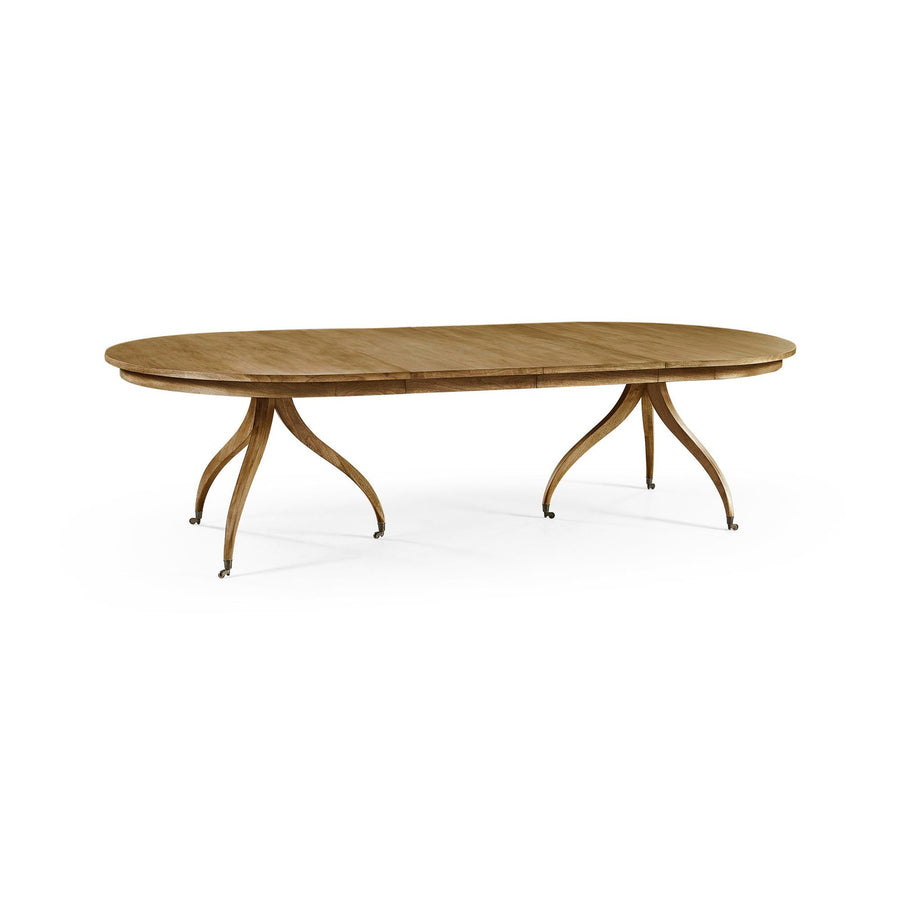 Solar Spider Leg Extension Dining Table - Cherry-Jonathan Charles-JCHARLES-003-2-H61-SBC-Dining Tables-1-France and Son