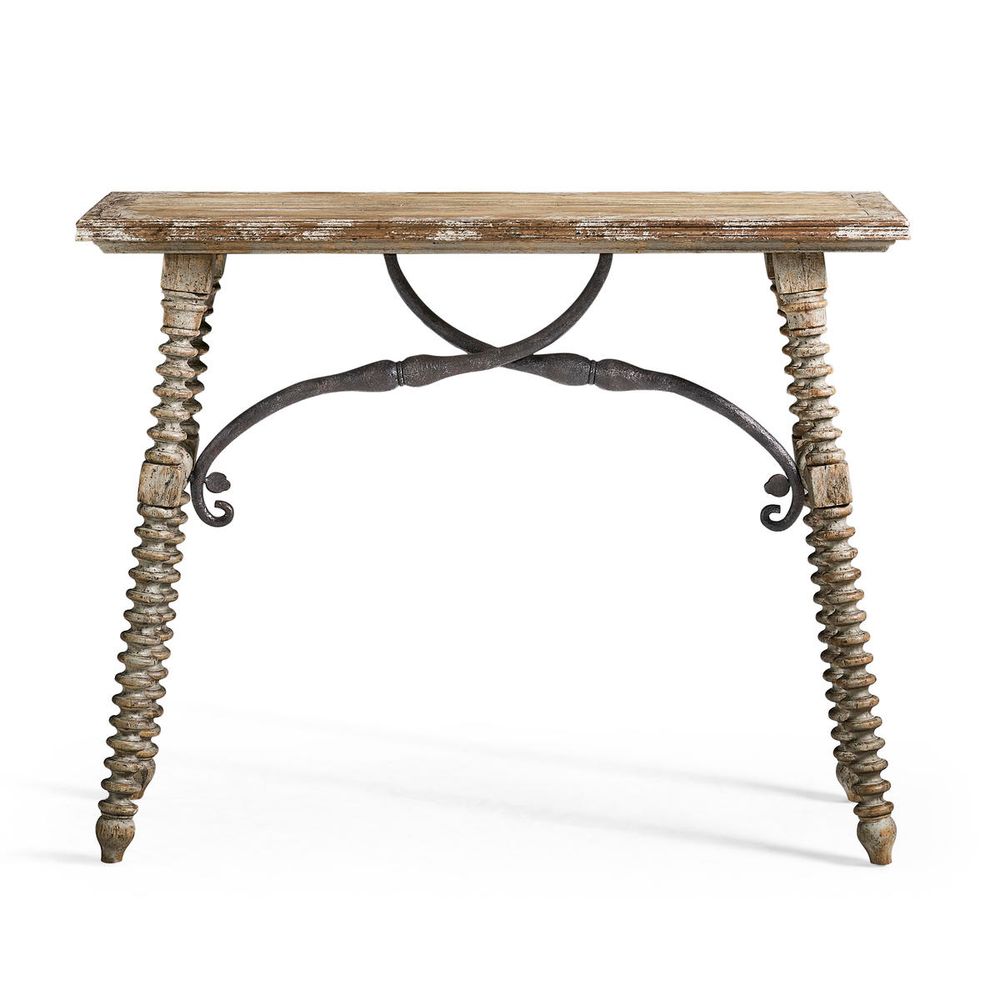 Console Tables Caldera Turned-Leg Console Table
