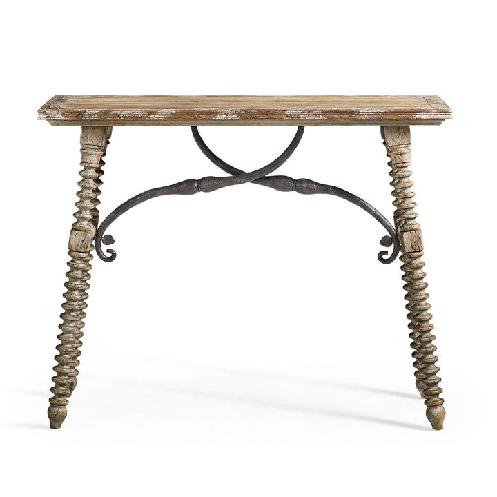 Console Tables Caldera Turned-Leg Console Table