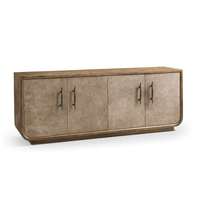 Sideboards & Credenzas Stone Ridge Leather Credenza Light