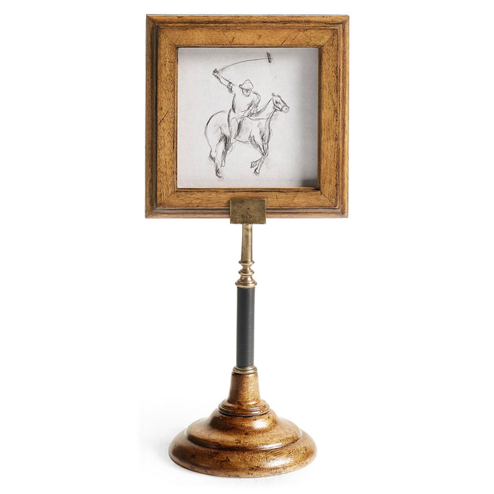 Orsman Walnut Picture Frame Stand - Size: 5"x5"