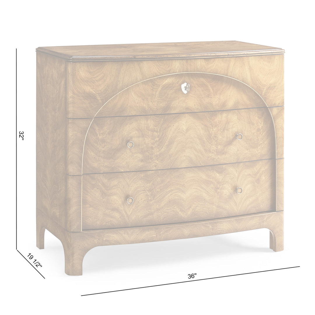 Orsman Three Drawer Nightstand - image 12