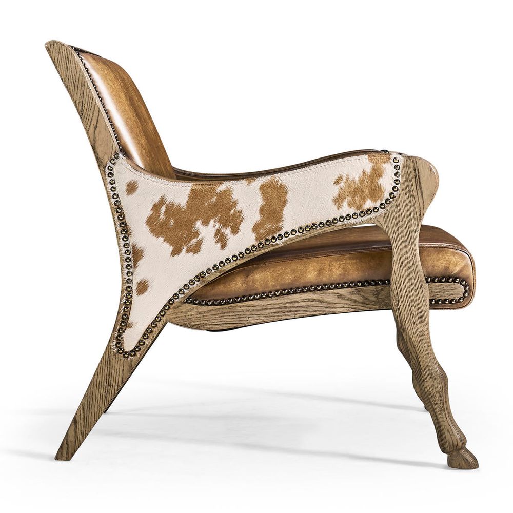 Lounge Chairs Echo Canyon Leather & Hide Occasional Chair