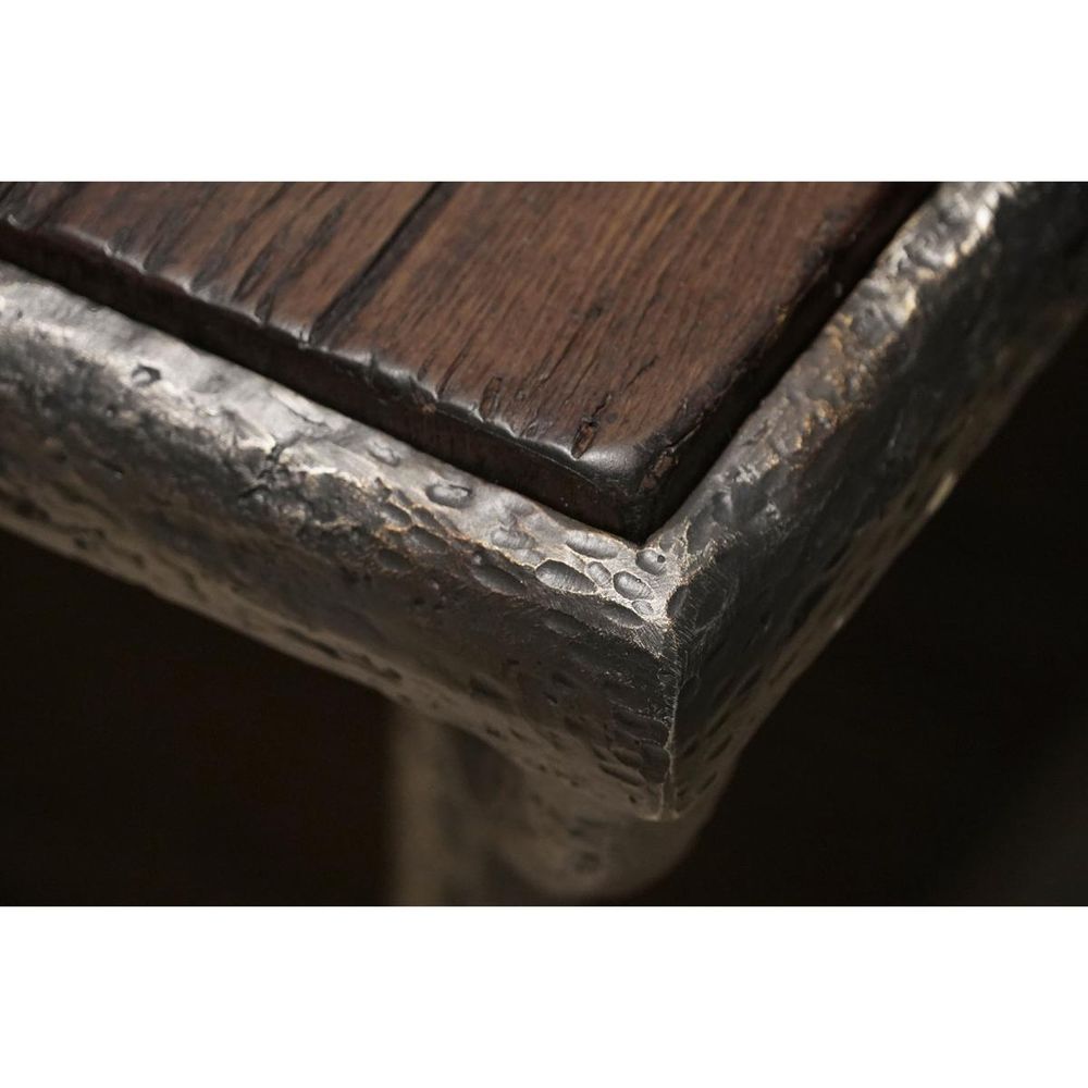 Side Tables Forge Iron Square End Table