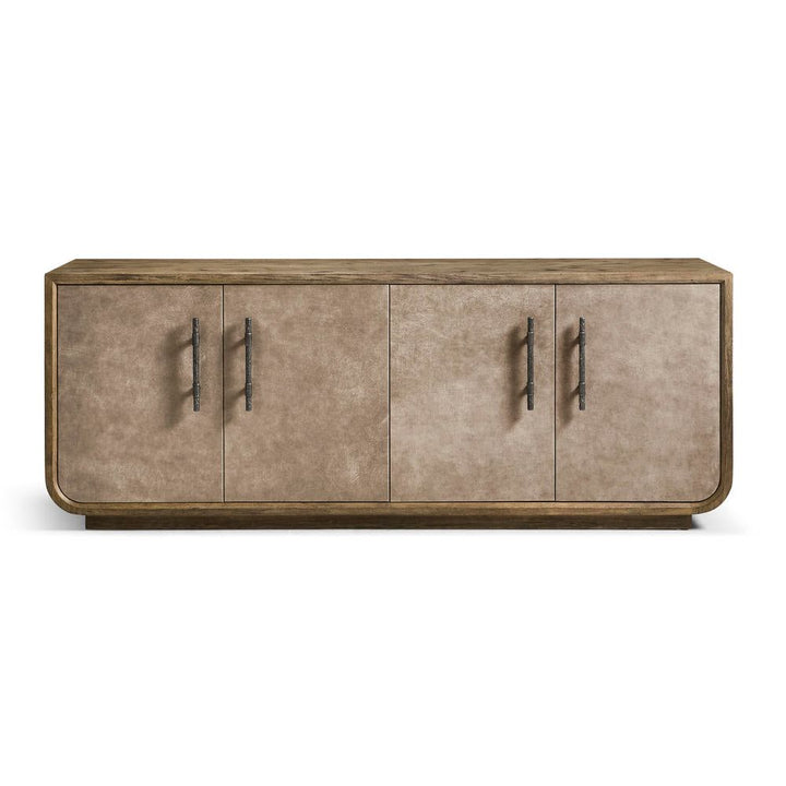 Sideboards & Credenzas Stone Ridge Leather Credenza Light