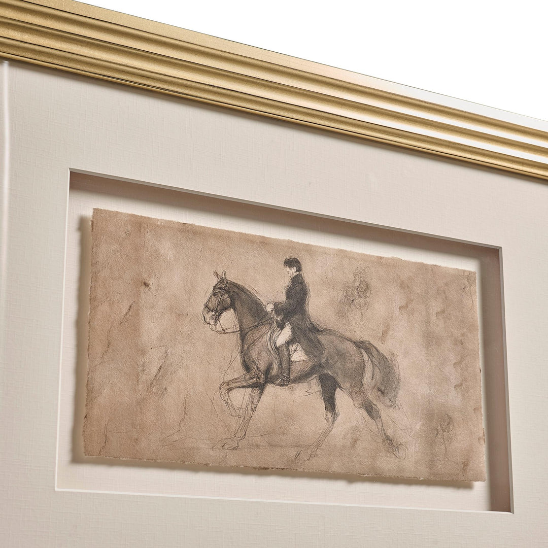 Equestrian Lines in Motion - Set of 4 - image 4
