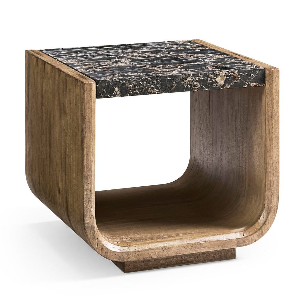 Side Tables Stone Ridge Marble Side Table Light