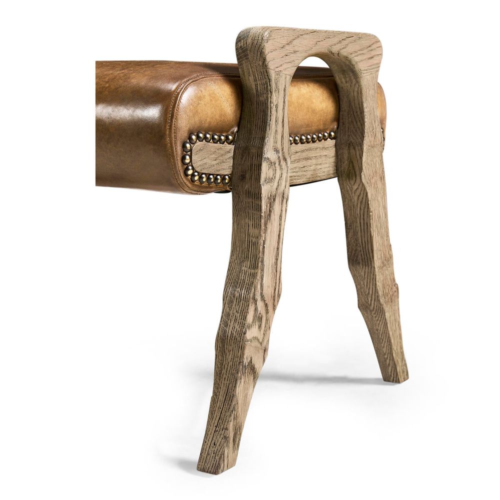 Echo Canyon Leather Footstool