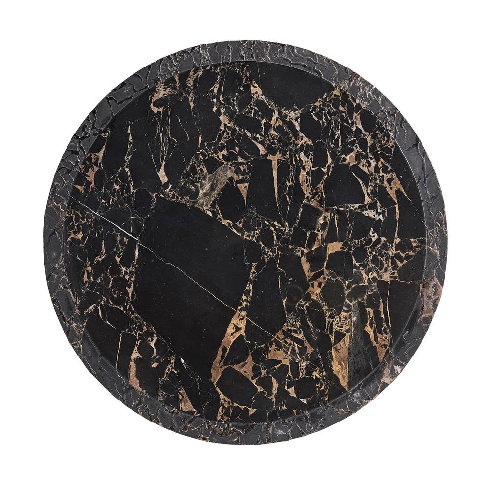 Side Tables Echo Canyon Round Marble Side Table