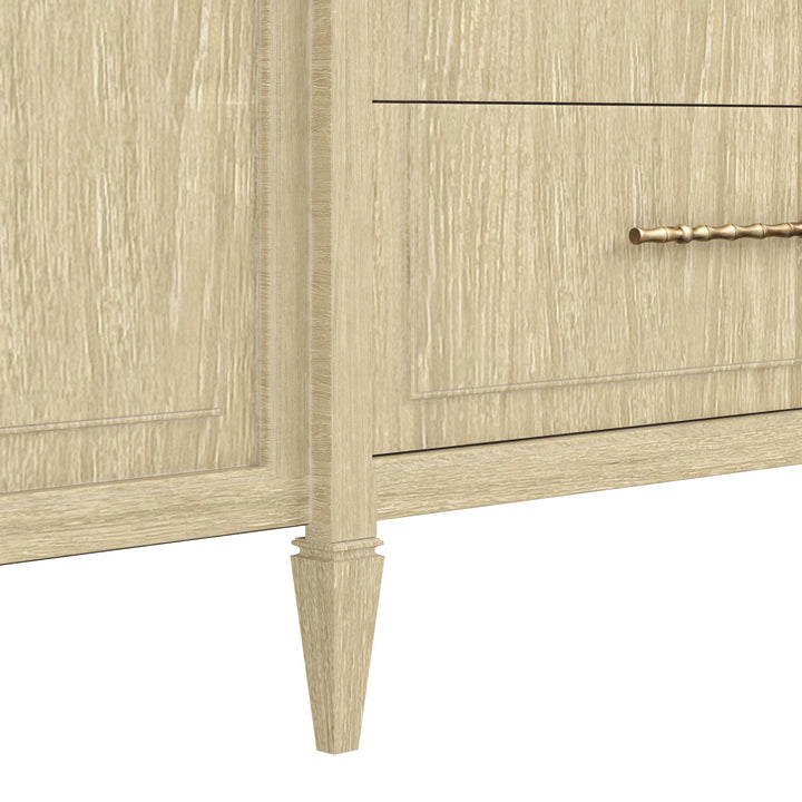 Eave II Credenza with Stone Top - Sundrenched Oak