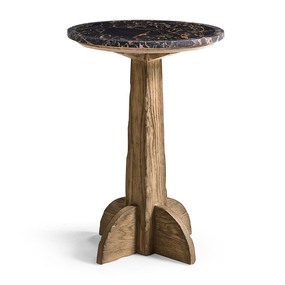 Side Tables Echo Canyon Round Marble Side Table