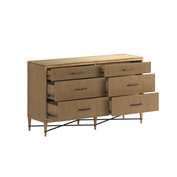 Loft Reeded Dresser - Natural Maple